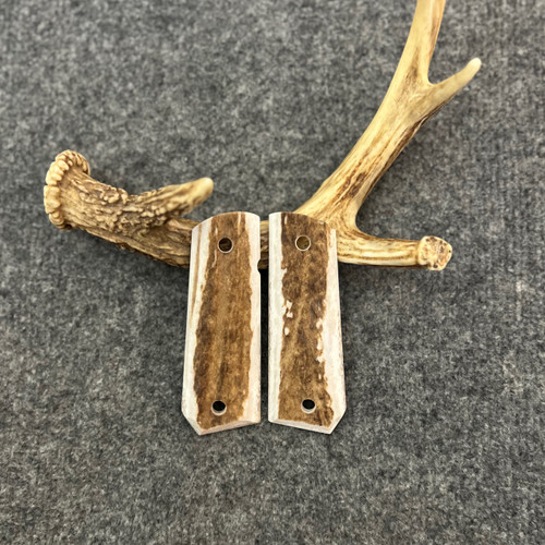 1911 Elk Custom Handmade Pistol Grip With Bobtail Fits Standard Government & Commander Models  Item #2688
