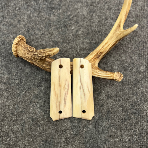 1911 Giraffe Bone Custom Handmade Pistol Grips Fits Standard Government & Commander Models Item #2700