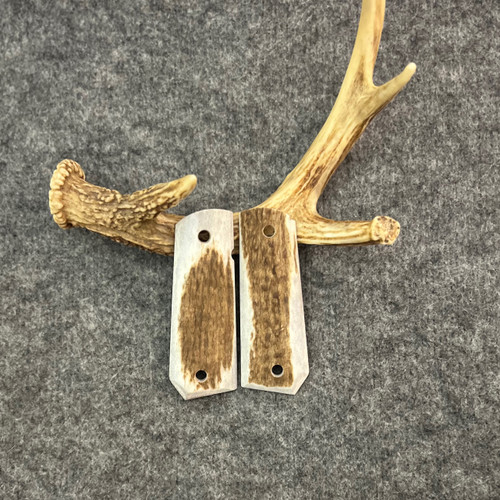 1911 Elk Custom Handmade Pistol Grip With Bobtail Fits Standard Government & Commander Models  Item #2748