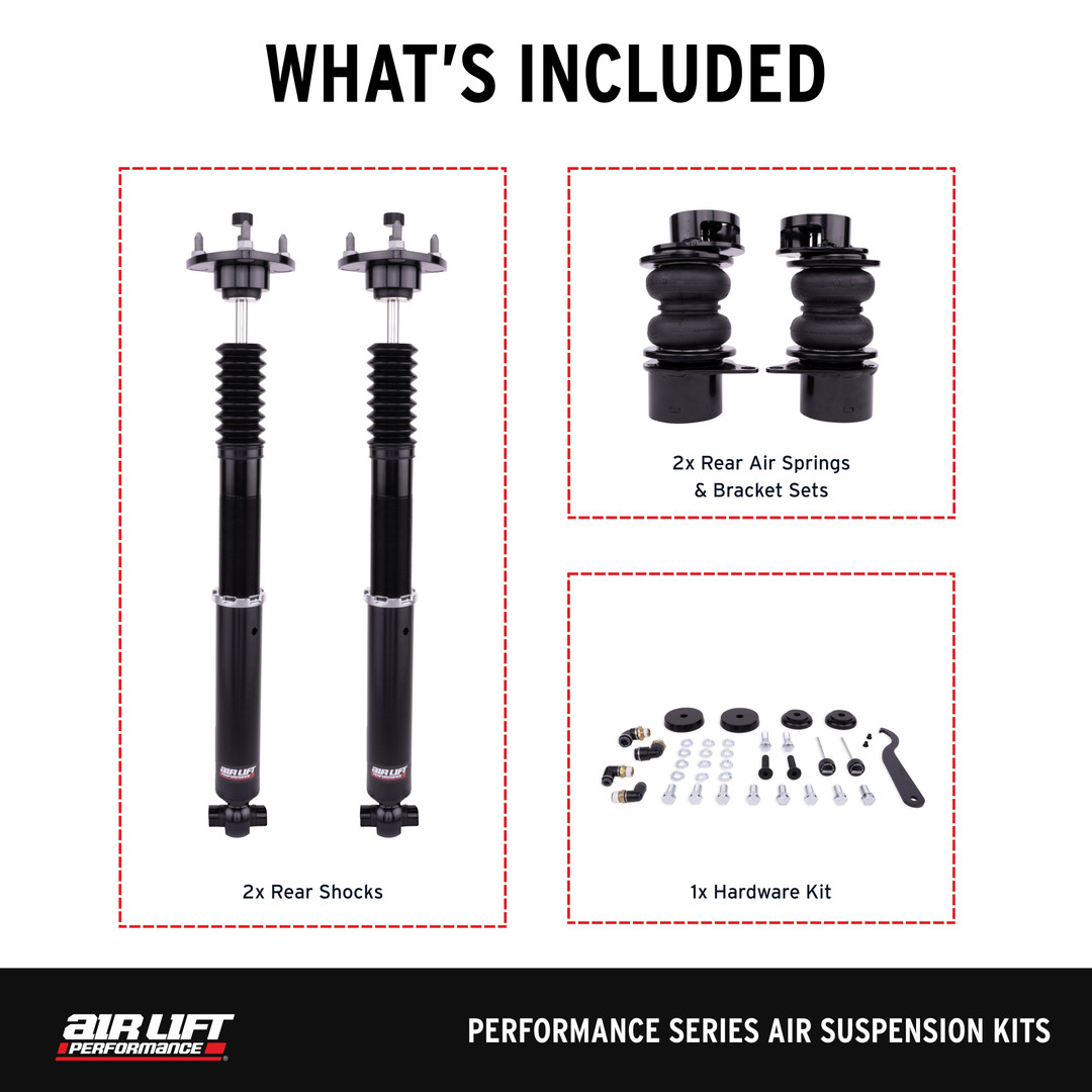 Performance Air Suspension Rear Kit - 76518 | Air Lift Performance
