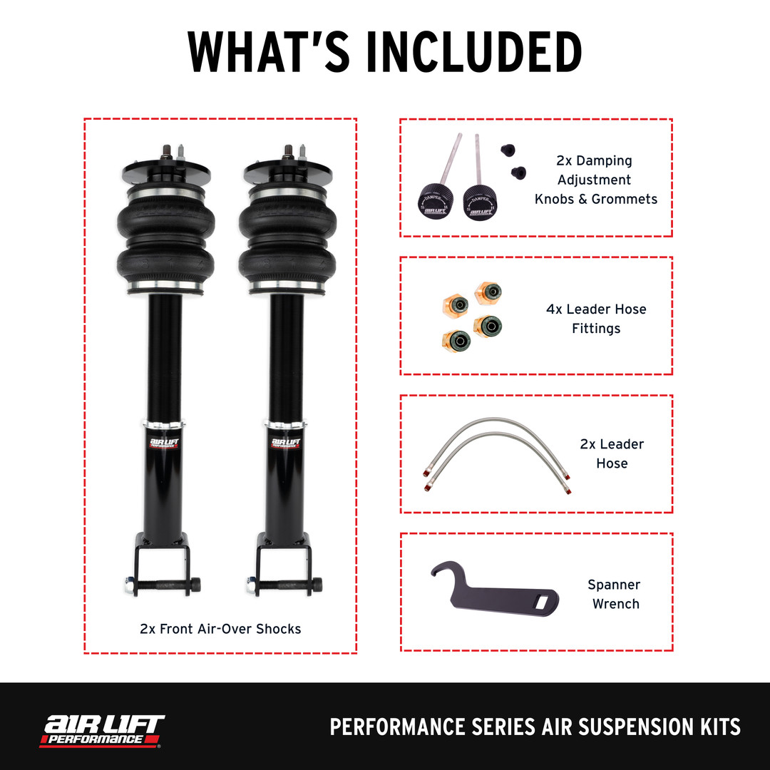 Airセット Performance Air Suspension Front Kit - 76017 | Air Lift Performance