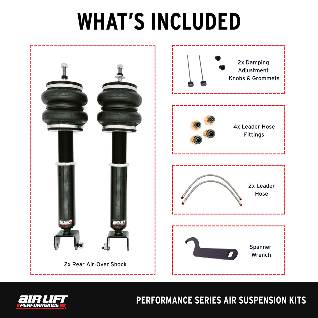 O*U様 【新品未使用】airlift performance エアリフト コン Performance Air Suspension Rear Kit - 76511 | Air Lift Performance