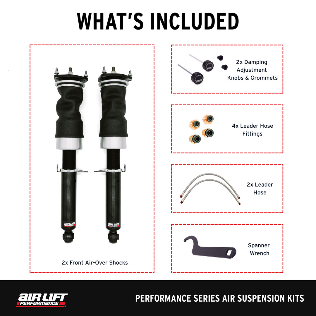 Performance Air Suspension Front Kit - 76010 | Air Lift Performance