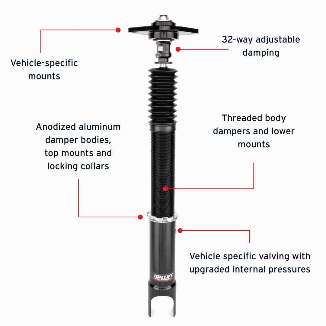 Performance Air Suspension Rear Kit - 76510 | Air Lift Performance