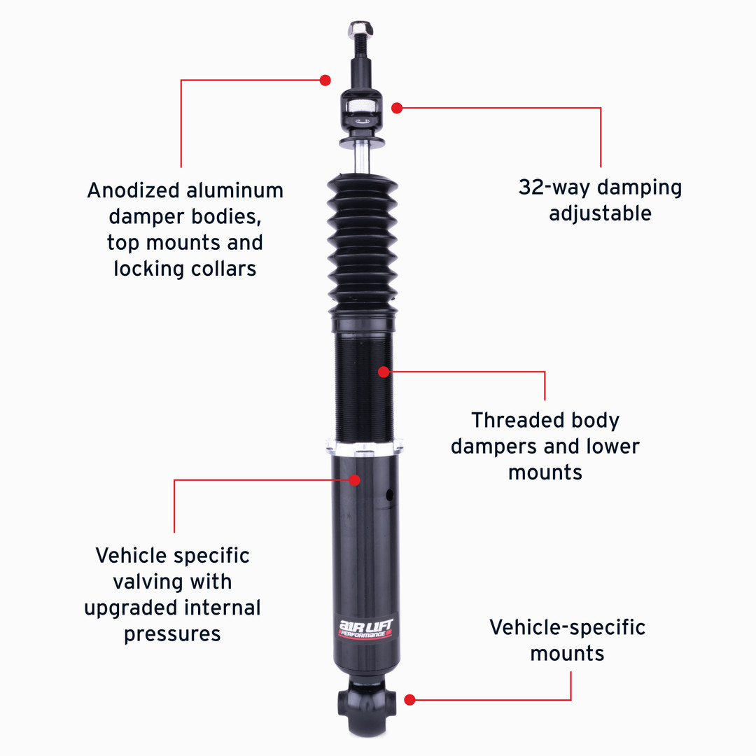 Performance Air Suspension Rear Kit - 76503 | Air Lift Performance