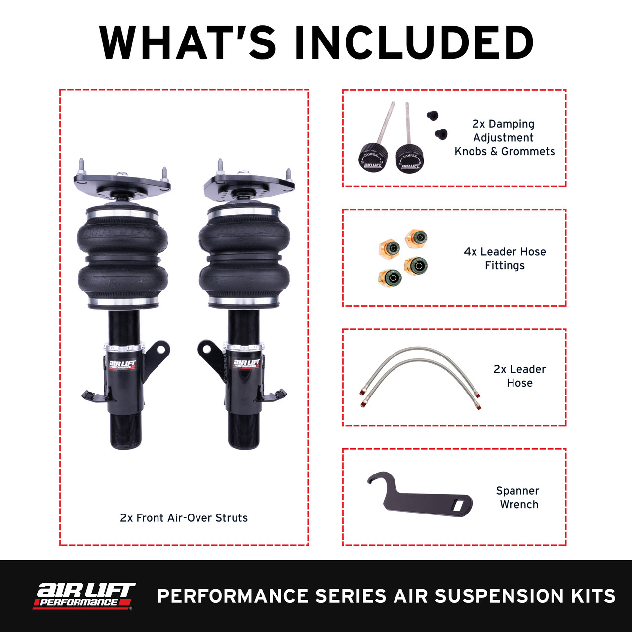 Performance Air Suspension Front Kit - 76006