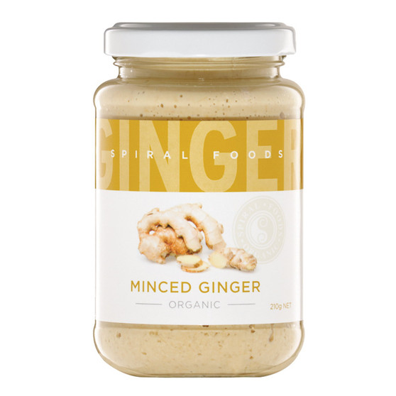Ginger Minced Spiral Organic 210g