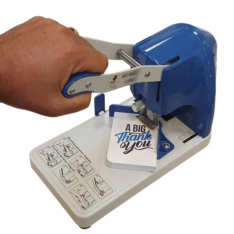 How to use Round Corner Cutter Punch Tool Machine for Laminated Cards -  Dilkash.pk - Online Store 