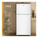 Whirlpool® 28-inch Wide Top Freezer Refrigerator with Total Coverage Cooling- 14 Cu. Ft. WRTX3314TW
