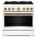 Kitchenaid® 36-Inch 6 Burner Commercial-Style Dual Fuel Range with No Preheat Air Fry Mode KFDS936SPL