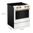 Kitchenaid® 5.3 Cu. Ft. Slide-in Electric Range with Two Even-Heat™ Hyper Elements and Convection Cooking Modes YKSES530SPL