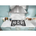 Whirlpool® 36-inch Gas Cooktop with EZ-2-Lift™ Hinged Cast-Iron Grates WCGK5036PS