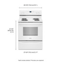 4.8 cu. ft. Whirlpool® electric range with Keep Warm setting YWFC315S0JW