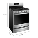 Whirlpool® 5.8 cu. ft. Freestanding Gas Range with Frozen Bake™ Technology WFG775H0HZ