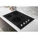 Whirlpool® 30-inch Electric Ceramic Glass Cooktop with Dual Radiant Element WCE55US0HS