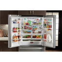 Whirlpool® 36-inch Wide French Door Refrigerator with Water Dispenser - 25 cu. ft. WRF535SWHB