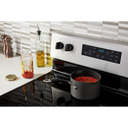 5.3 cu. ft. Whirlpool® electric range with Frozen Bake™ technology. YWFE505W0JZ