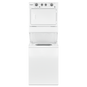 Whirlpool® 4.0 cu.ft I.E.C. Electric Stacked Laundry Center 9 Wash cycles and AutoDry™ YWET4027HW