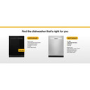 Whirlpool® Quiet Dishwasher with Boost Cycle and Pocket Handle WDP540HAMB