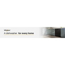 Whirlpool® Quiet Dishwasher with Boost Cycle and Pocket Handle WDP540HAMB