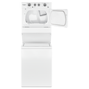 Whirlpool® 3.5 cu.ft Gas Stacked Laundry Center 9 Wash cycles and AutoDry™ WGT4027HW