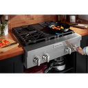 KitchenAid® 30'' 4-Burner Commercial-Style Gas Rangetop KCGC500JSS