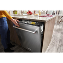 Kitchenaid® 44 dBA Dishwasher in PrintShield™ Finish with FreeFlex™ Third Rack KDTM604KPS