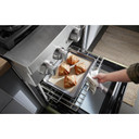 KitchenAid® 30'' Smart Commercial-Style Dual Fuel Range with 4 Burners KFDC500JAV