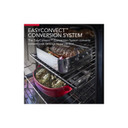 Kitchenaid® 30-Inch 5-Burner Gas Slide-In Convection Range KSGG700EBS