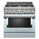 KitchenAid® 36'' Smart Commercial-Style Gas Range with 6 Burners KFGC506JMB KitchenAid® 36'' Smart Commercial-Style Gas Range with 6 Burners KFGC506JMB