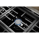 KitchenAid® 48'' Smart Commercial-Style Gas Range with Griddle KFGC558JIB