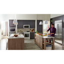 Kitchenaid® 30 Single Wall Oven with Even-Heat™ True Convection KOSE500ESS