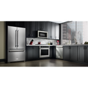 Kitchenaid® 20 cu. ft. 36-Inch Width Counter-Depth French Door Refrigerator with Interior Dispense KRFC300ESS