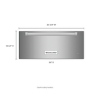 Kitchenaid® 24'' Slow Cook Warming Drawer KOWT104ESS