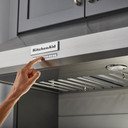 Kitchenaid® 30" 585 CFM Motor Class Commercial-Style Under-Cabinet Range Hood System KVUC600KSS