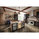 Kitchenaid® 24" Undercounter Wine Cellar with Glass Door and Metal-Front Racks KUWL314KBS