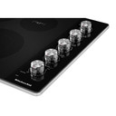 Kitchenaid® 30" Electric Cooktop with 5 Elements and Knob Controls KCES550HSS