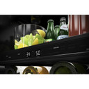 Kitchenaid® 24" Beverage Center with Glass Door and Wood-Front Racks KUBL214KSB