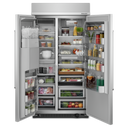 Kitchenaid® 25.1 Cu. Ft. 42 Built-In Side-by-Side Refrigerator with Ice and Water Dispenser KBSD702MPS