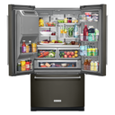 Kitchenaid® 26.8 Cu. Ft. Standard-Depth French Door Refrigerator with Exterior Ice and Water Dispenser KRFF577KBS