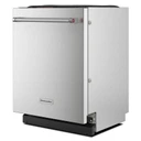 Kitchenaid® 39 dBA PrintShield™ Finish Flush-to-Cabinet Dishwasher with FreeFlex™ Fit Third Level Rack KDTF924PPS