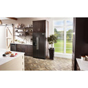 Kitchenaid® 19.9 cu ft. Counter-Depth Side-by-Side Refrigerator with Exterior Ice and Water KRSC700HBS