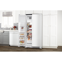 Amana® 33-inch Side-by-Side Refrigerator with Dual Pad External Ice and Water Dispenser ASI2175GRW