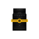 Whirlpool® 30-inch Smart Gas Range with Air Cooking Technology, Steam/Self Cleaning, Rapid Preheat 5.3 CuFt Capacity WFGS7530RB