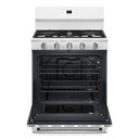 Maytag® 30-Inch Convection Gas Range With No Preheat Air Fry and Air Baking - 5.0 Cu. Ft. MFGS6030RW