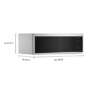 Kitchenaid® Smart Low Profile Microwave Hood Combination with Dual Fan Ventilation YKMML550RPS