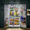 Whirlpool® 36-inch Counter Depth Side-by-Side Refrigerator with Prep &amp; Store Bins WRSC6536RZ