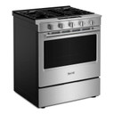 Maytag® 30-Inch Wide Slide-In Gas Range with Grill Mode and No Preheat Air Fry - 5.0 Cu. Ft. MSGS7030SZ