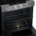 Kitchenaid® 5.0 Cu. Ft. Smart Slide-in Gas Range with Convection Cooking Modes and 2-in-1 Burner KSGS530SJP