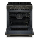 Kitchenaid® 5.0 Cu. Ft. Smart Slide-in Gas Range with Convection Cooking Modes and 2-in-1 Burner KSGS530SBE